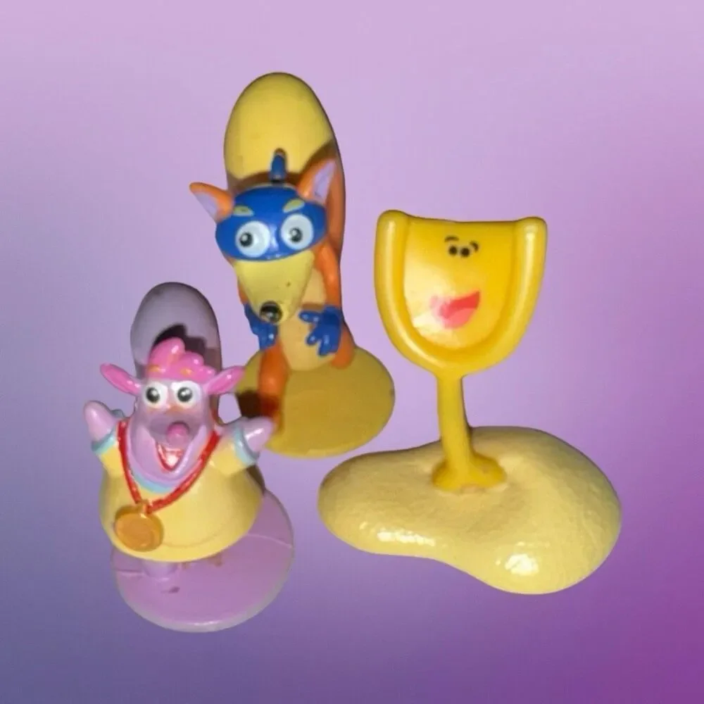 Nick Jr Dora The Explorer Tico & Swiper & Blues Clues Shovel Cake Topper A12